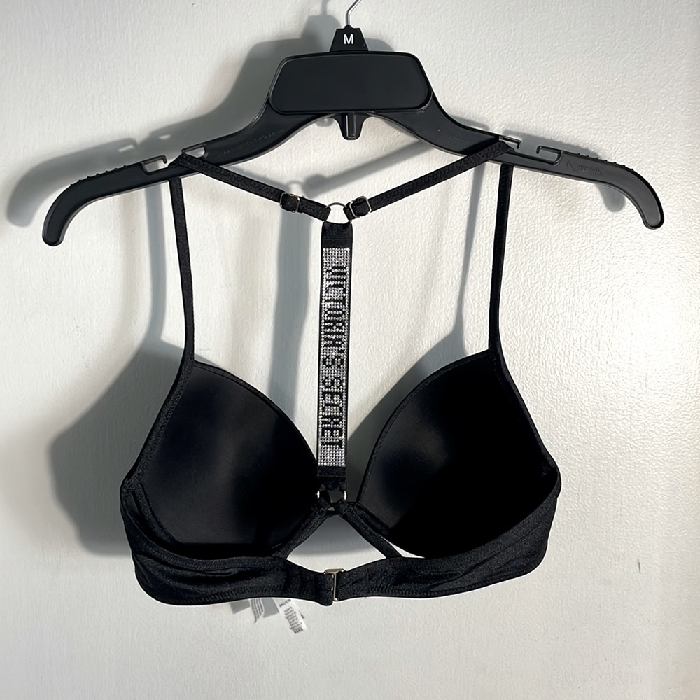 Black Victoria’s Secret Swim/bikini top! 34C Never worn to small